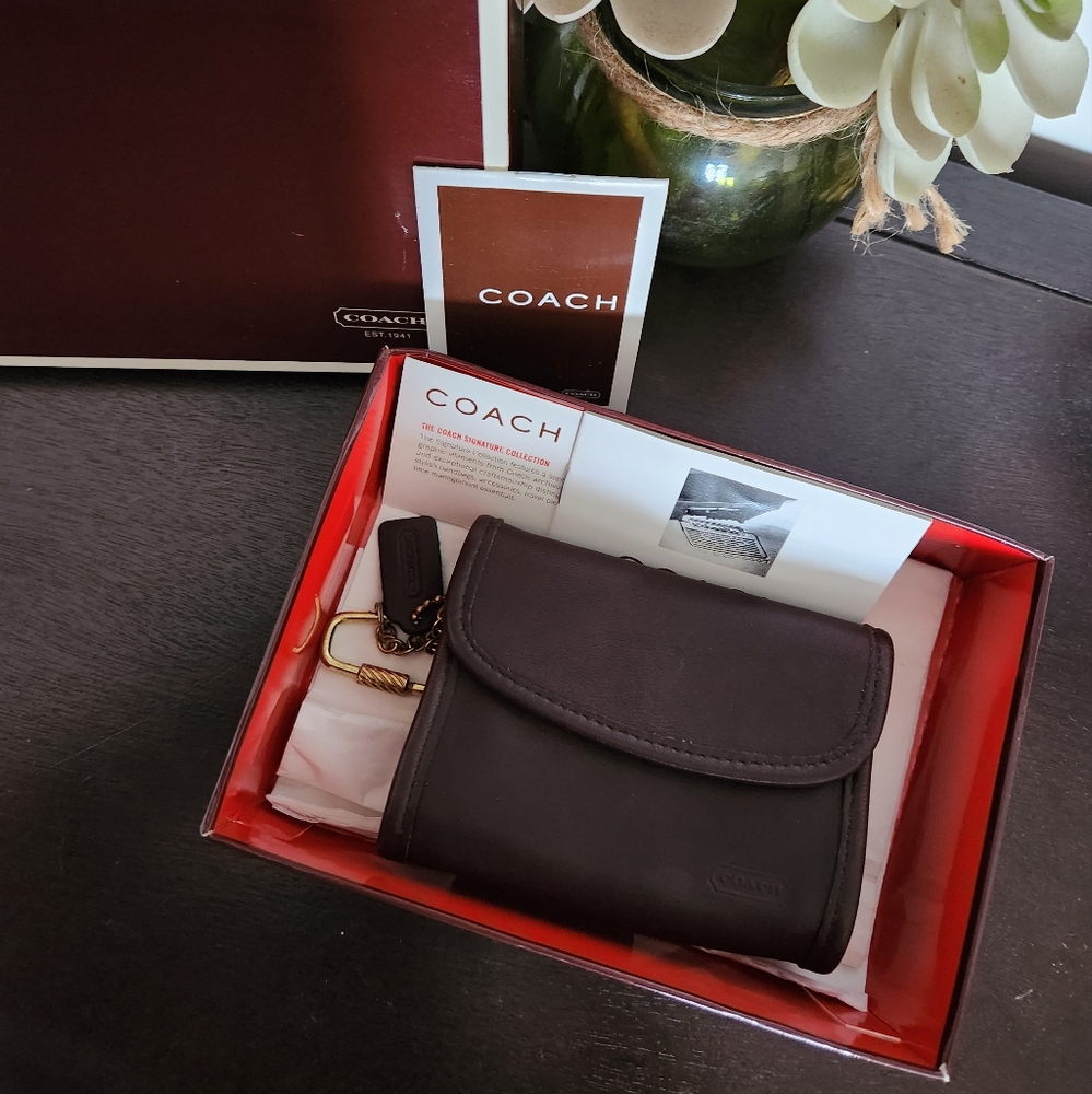 Vintage Coach Key fob wallet